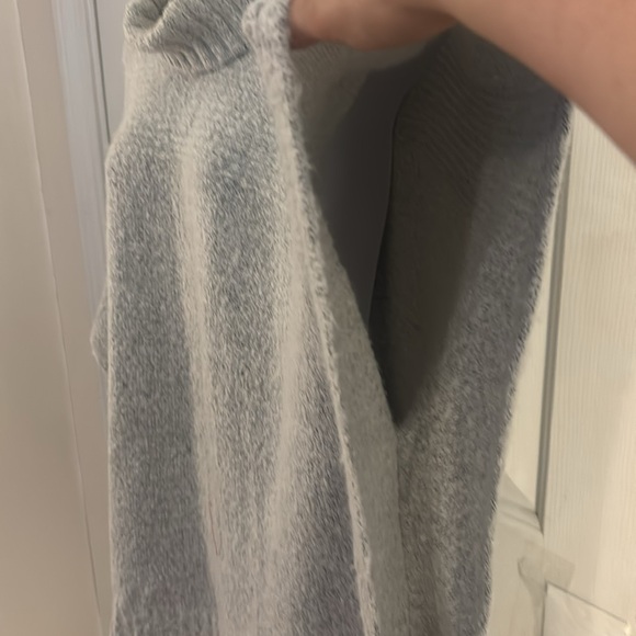 Chicos sweater gray turtleneck neck with dolman sleeves - Picture 3 of 6